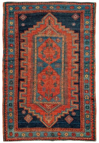 Tapete antigo Kazak – Cáucaso Central