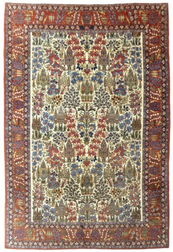 Tapete antigo Isfahan – Centro – Oeste da Pérsia