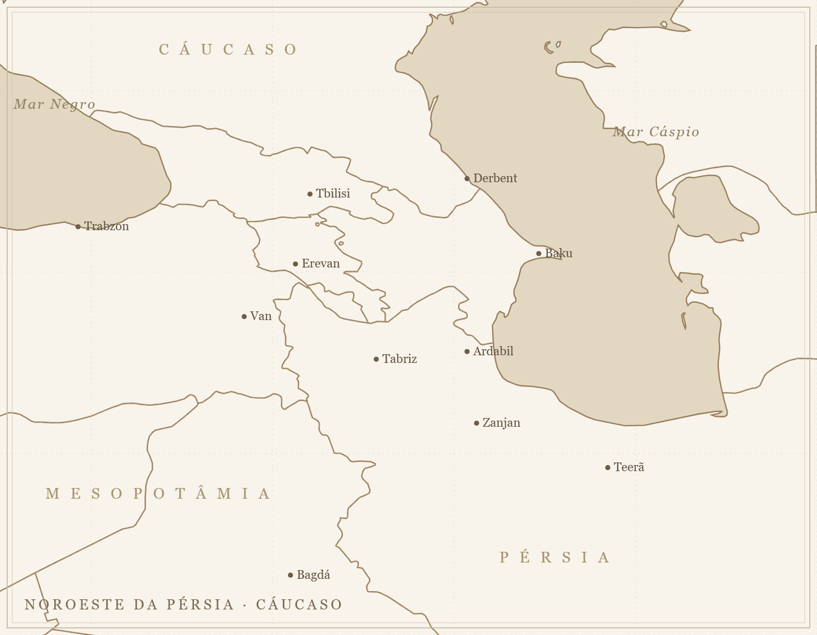 Mapa da regiao de origem