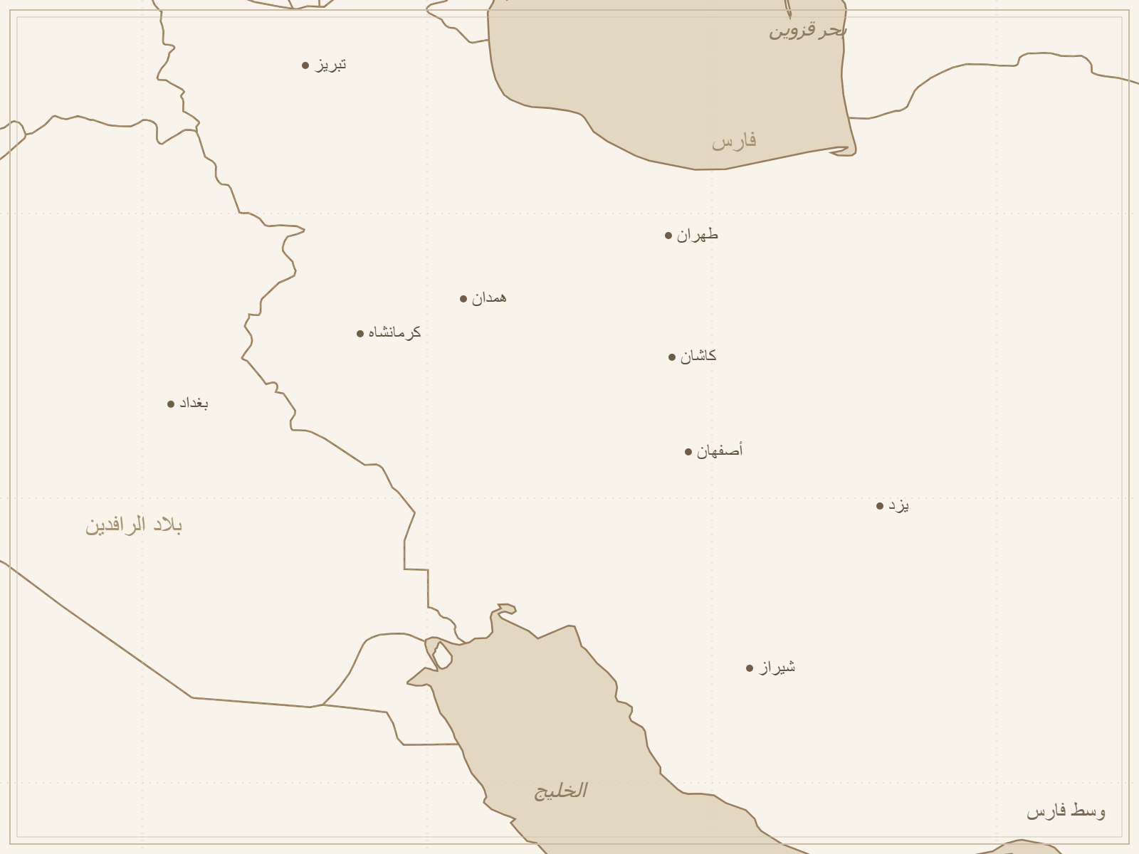 خريطة منطقة المنشأ