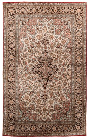 Ghom Silk– Northwest Persia, antique oriental rug