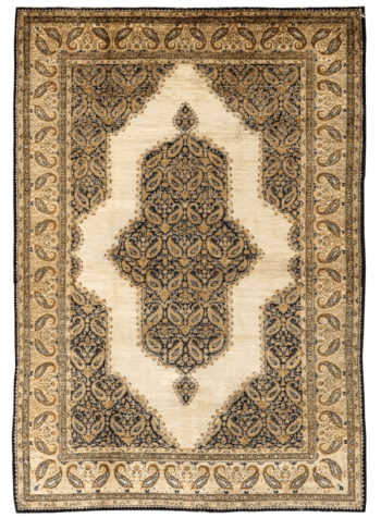 Ghom Silk– Northwest Persia, antique oriental rug