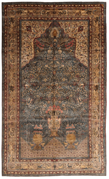 Kerman - Sul da Pérsia, tapete oriental antigo
