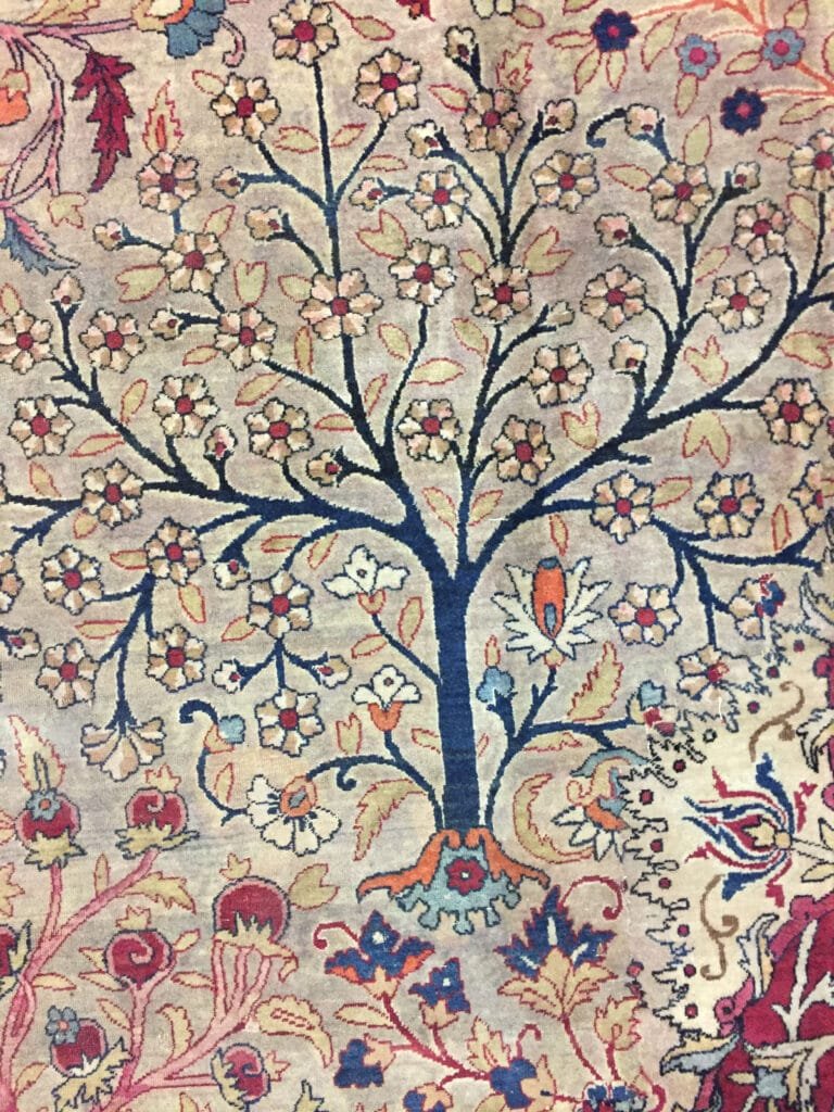 سجاد كرمان بتصميم المزهريّات – حديقة فارسية داخل منزلك
